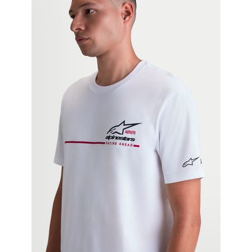 ALPINESTARS P1 CSF – VOĽNOČASOVÉ MOTO TRIČKO (BIELA)
