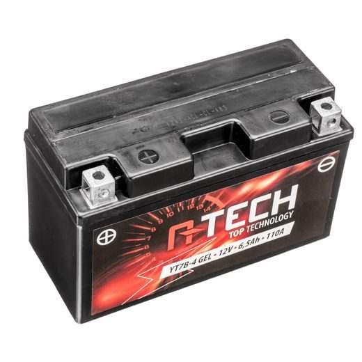 BATÉRIE 12V, YT7B-4, YT7B-BS GÉL, 12V, 6.5AH, 110A, BEZÚDRŽBOVÁ GÉL TECHNOLÓGIE 150X65X93 A-TECH (AKTIVOVANÁ VE VÝROBE)