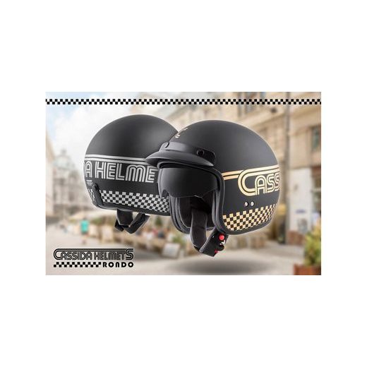 PŘILBA OXYGEN RONDO, CASSIDA (ČERNÁ MATNÁ/STŘÍBRNÁ)