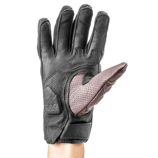 RUKAVICE META 4, RACER, DÁMSKE (ČERNÁ/ČERVENÁ BURGUNDY)