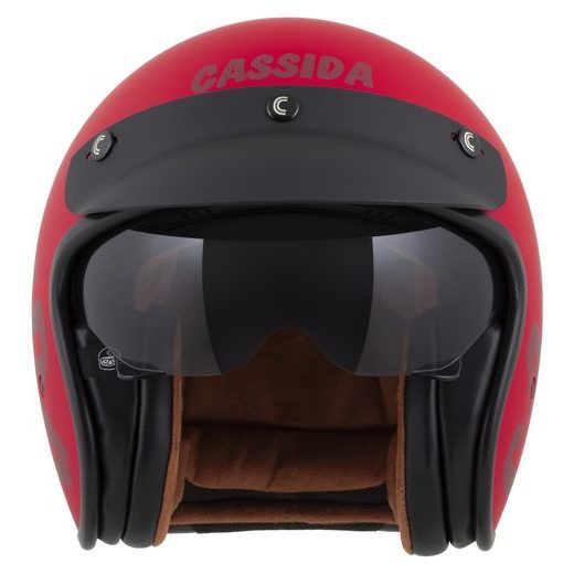 PRILBA OXYGEN 2.0 GEAR, CASSIDA (ČERVENÁ MATNÁ/TMAVO ČERVENÁ) 2025