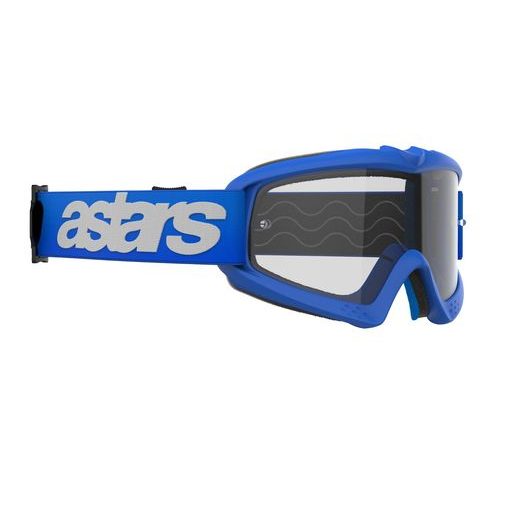 ALPINESTARS VISION YOUTH BLAZE – DETSKÉ MOTOKROSOVÉ OKULIARE NA MX A ENDURO (MODRÁ, ČÍRE PLEXI) 2025