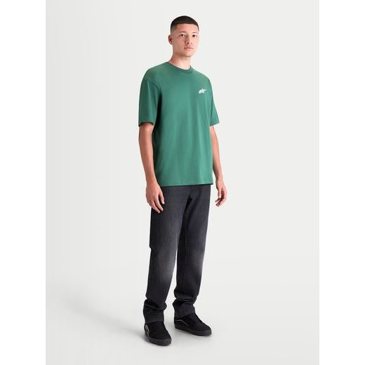 ALPINESTARS CHECKBACK OVERSIZED CSF – VOĽNOČASOVÉ MOTO TRIČKO (ZELENÁ)