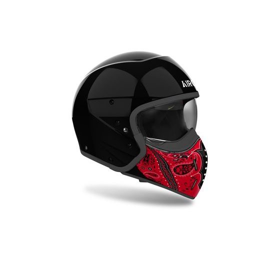 PRILBA J110 PAESLY, AIROH (LESKLÁ ČIERNA) 2024