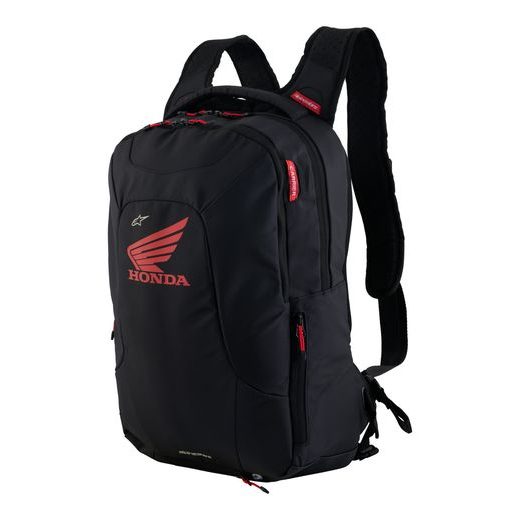 ALPINESTARS CITY HUNTER V2 HONDA KOLEKCIA – BATOH NA MOTORKU (MOTOCYKLOVÝ RUKSAK) (ČIERNA/ČERVENÁ) 2025
