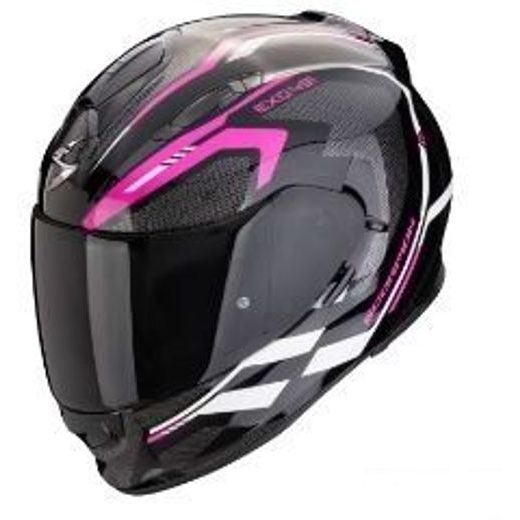 SCORPION PRILBA NA MOTOCYKEL EXO-491 KRIPTA, ČIERNA/RUŽOVÁ