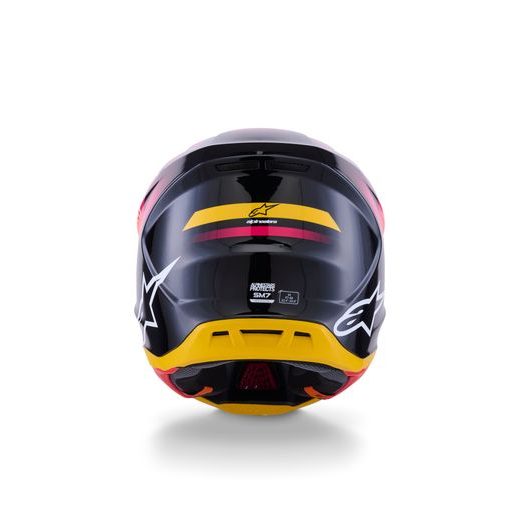 PRILBA SM7 RISE, ALPINESTARS (ČERNÁ/ŽLUTÁ/RŮŽOVÁ FLUO) 2026