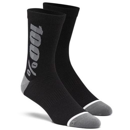 PONOŽKY ZATEPLENÉ RYTHYM MERINO VLNA, 100% (ČERNÉ/ŠEDÉ)