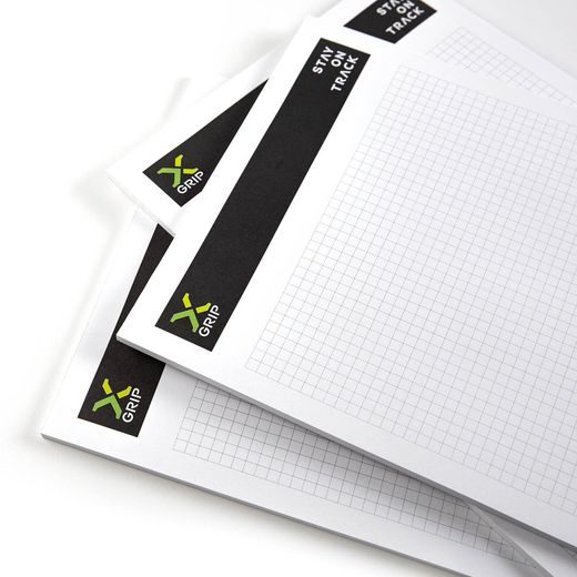 POZNÁMKOVÝ BLOK A4, ŠTVORČEKOVÝ X-GRIP