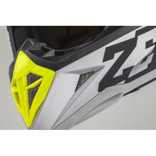 PRILBA X1.9 TENDO, ZED (ČIERNA MATNÁ/TMAVO SIVÁ/SVETLO SIVÁ/ŽLTÁ FLUO) 2025
