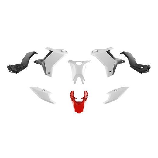 SADA PLASTOV YAMAHA TENERE, RTECH (BIELO-ČERVENO-ČIERNA, 5 DIELOV)