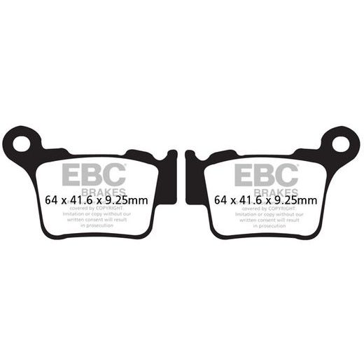 BRZDOVÉ OBLOŽENIE EBC EPFA368HH