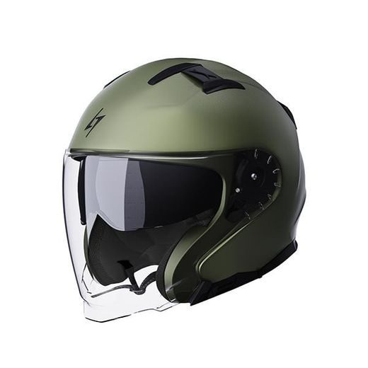 OPEN FACE HELMET STORMER RIVAL KAKI MATT XS