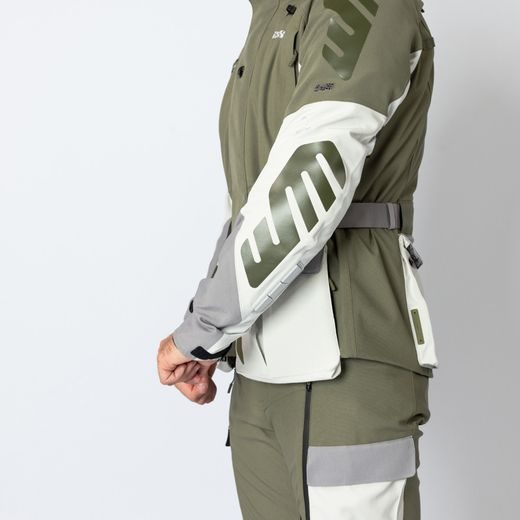 LAMINATED JACKET IXS VENTURE-STX 1.0 X2-011405 LIGHT GREY-OLIVE K2XL