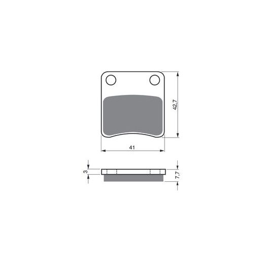 BRZDOVÉ OBLOŽENIE GOLDFREN 110 S3