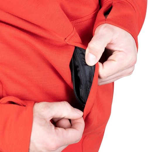 MIKINA SUPER HOODIE 2.0 SPORTS, OXFORD (ČERVENÁ)