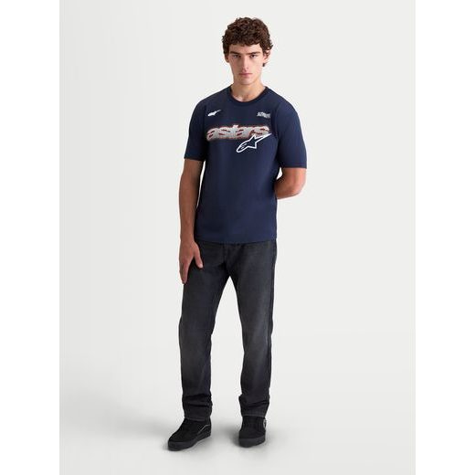 ALPINESTARS CYPRESS CSF – VOĽNOČASOVÉ MOTO TRIČKO (MODRÁ)