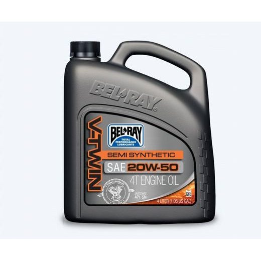 MOTOROVÝ OLEJ BEL-RAY V-TWIN SEMI SYNTHETIC 20W-50 4 L