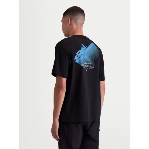 ALPINESTARS GHOST OVERSIZED CSF – VOĽNOČASOVÉ MOTO TRIČKO (ČIERNA)