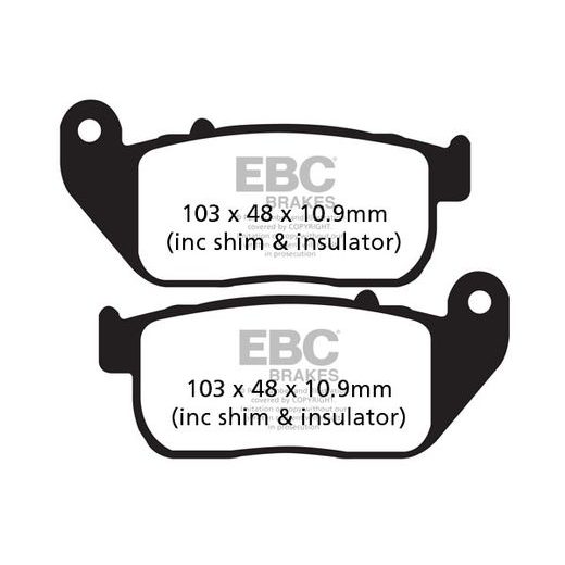 BRZDOVÉ OBLOŽENIE EBC FA381V