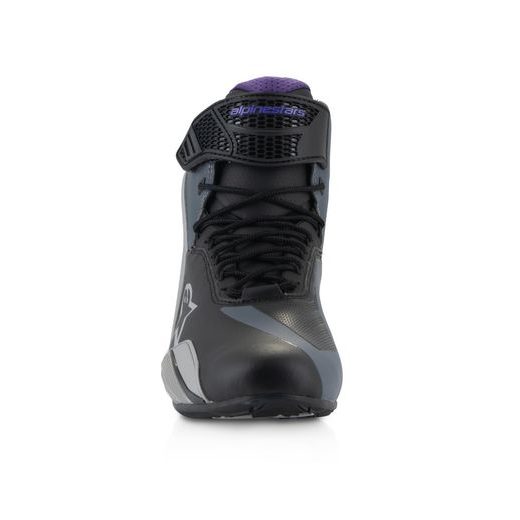 ALPINESTARS STELLA FASTER-4 – DÁMSKE MOTOCYKLOVÉ TOPÁNKY NA CESTNÚ JAZDU (ČIERNA/SIVÁ/FIALOVÁ) 2025