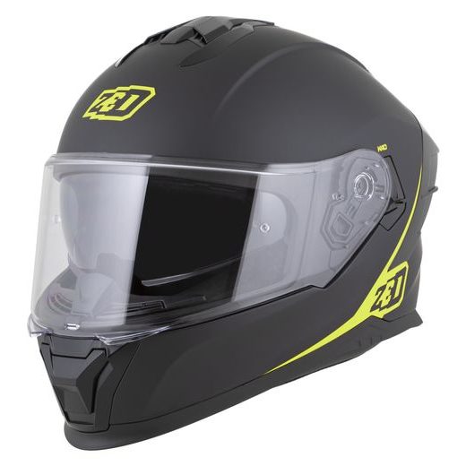 PRILBA K40, ZED (ČIERNA MATNÁ/ŽLTÁ FLUO) 2026