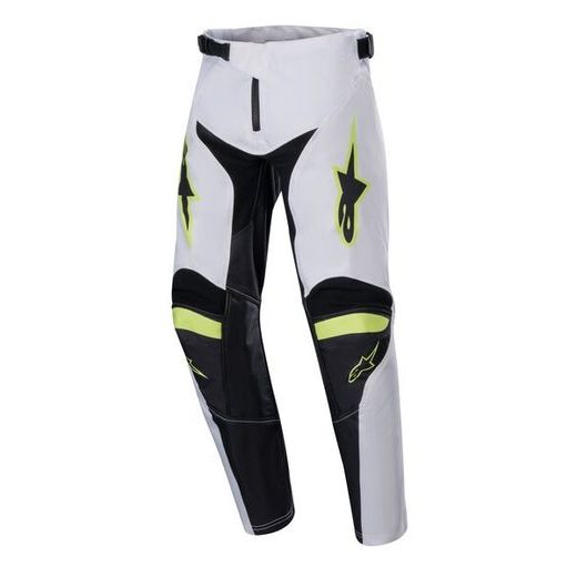 KALHOTY RACER LUCENT, ALPINESTARS, DĚTSKÉ (BÍLÁ/ČERNÁ/ŽLUTÁ FLUO) 2024