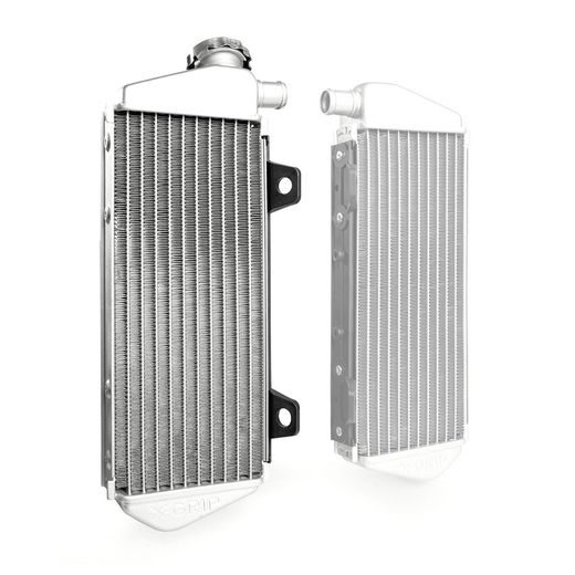PRAVÝ CHLADIČ X-GRIP – STRIEBORNÁ – GASGAS EC-F 250 (2021 - 2023) A ĎALŠIE MODELY