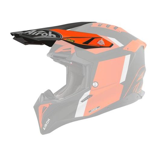 KŠILT PRO PŘILBU AVIATOR 3, AIROH (GLORY - ORANŽOVÝ MATNÝ)