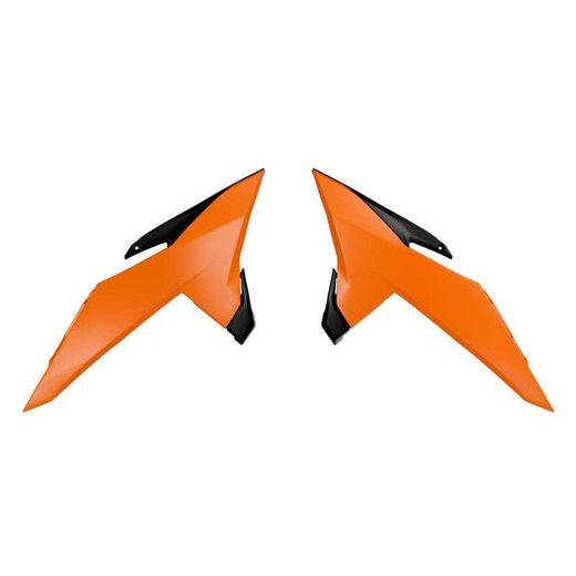SPOILERY CHLADIČE KTM, RTECH (ORANŽOVÁ-ČIERNE) OEM FARBY