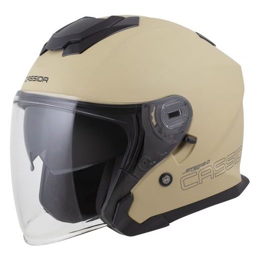 PRILBA JET TECH 2.0 SOLID, CASSIDA (PIESKOVÁ MATNÁ/ČERNÁ/ŠEDÁ) 2025