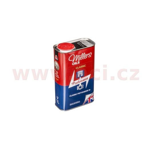 MILLERS OILS PISTONEEZE P30, JEDNOROZSAHOVÝ MOTOROVÝ OLEJ S MALÚ PRÍMESOU ČISTIDIEL A ROZPÚŠŤADIEL 1 L