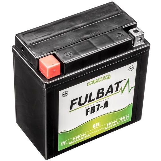 BATÉRIA 12 V, FB7-A GÉL, 12V, 8AH, 120A, BEZÚDRŽBOVÁ GÉL TECHNOLÓGIE 135X75X133 FULBAT (AKTIVOVANÁ VO VÝROBE)