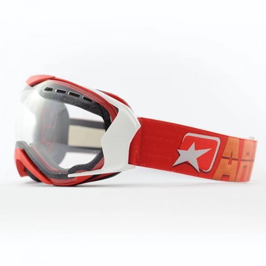 OKULIARE ARIETE MANTIS 13940-RBT ČERVENÉ WHITE CLAWS, CLEAR LENS