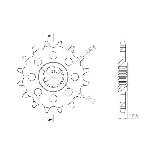 REŤAZOVÉ KOLIEČKO SUPERSPROX CST-1586:16 16 ZUBOV,525