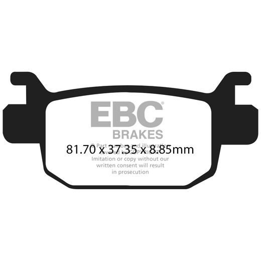 BRZDOVÉ OBLOŽENIE EBC FA698V
