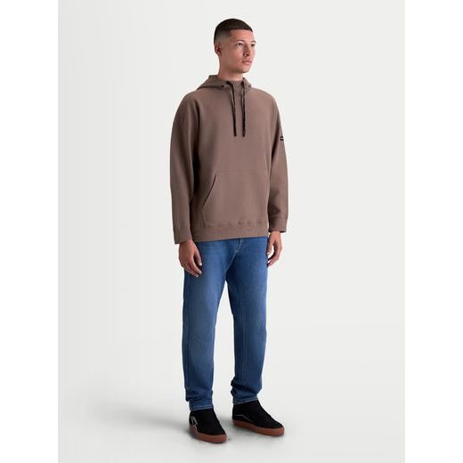 ALPINESTARS CAMINO TEXTURED OVERSIZED HOODIE – VOĽNOČASOVÁ MOTO MIKINA (SVETLO HNEDÁ)