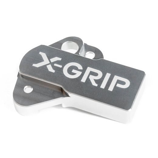 X-GRIP – CHRÁNIČ SNÍMAČA ŠKRTIACEJ KLAPKY V2, STRIEBORNÝ – GASGAS EC 250 (2021–2023) A ĎALŠIE
