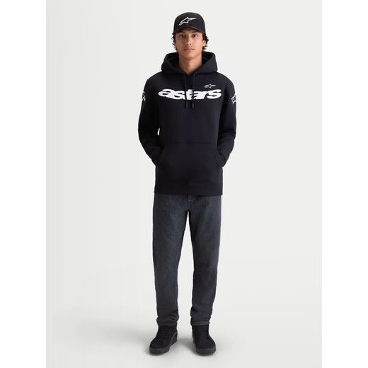 ALPINESTARS VELOCIFIER HOODIE – VOĽNOČASOVÁ MOTO MIKINA (ČIERNA)