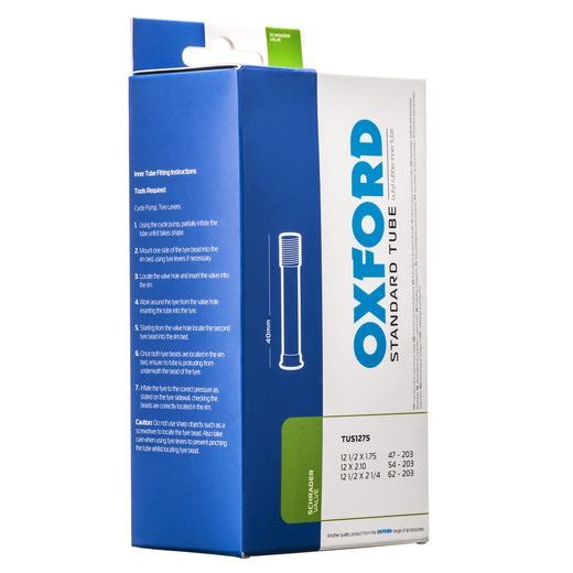 CYKLO DUŠE 12 X 1,75/2,1, AUTO VENTIL, OXFORD