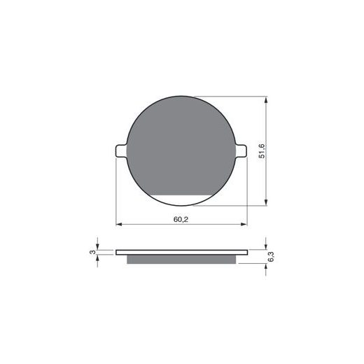 BRZDOVÉ OBLOŽENIE GOLDFREN 097 AD
