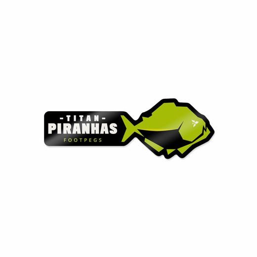 X-GRIP TITAN PIRANHAS STICKER