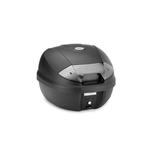 MONOLOCK TOPCASE - 30 L, KAPPA (ČIERNY, DYMOVÁ ODRAZKA, VR. PLATNE K628)