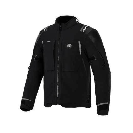 ALPINESTARS ANDES PRO DRYSTAR XF – MOTOCYKLOVÁ BUNDA NA CESTNÚ JAZDU (ČIERNA/TMAVO SIVÁ) 2026