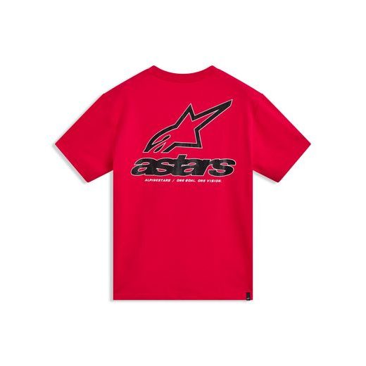 ALPINESTARS LINEOUT CSF – VOĽNOČASOVÉ MOTO TRIČKO (ČERVENÁ)
