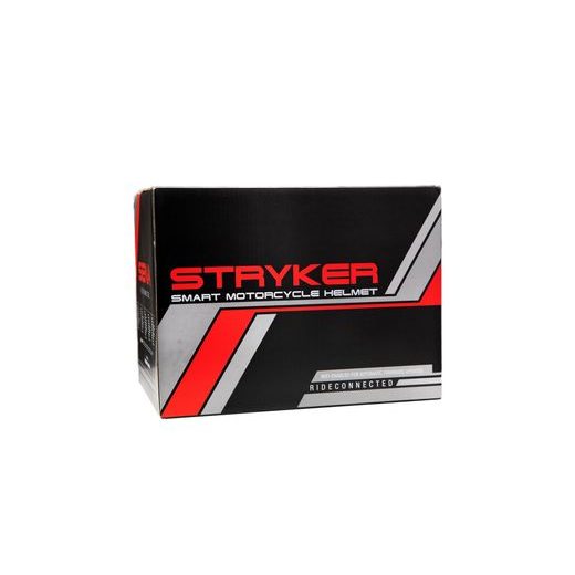 PRILBA S MESH HEADSETEM STRYKER, SENA (MATNÁ ČIERNA)