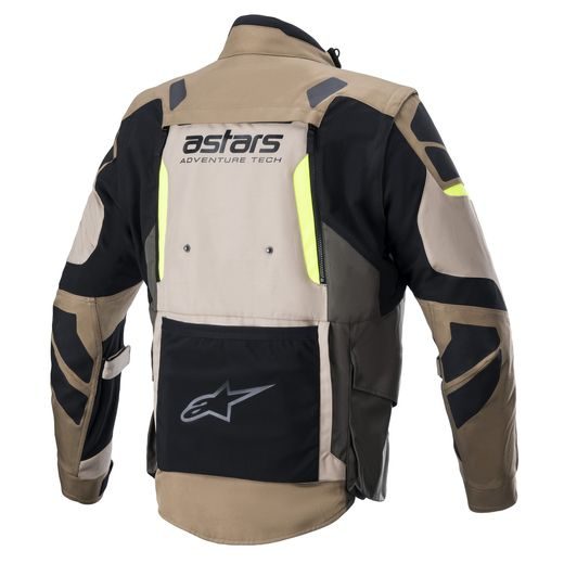 BUNDA HALO DRYSTAR 2022, ALPINESTARS (KHAKI/BÉŽOVÁ/ŽLUTÁ FLUO)