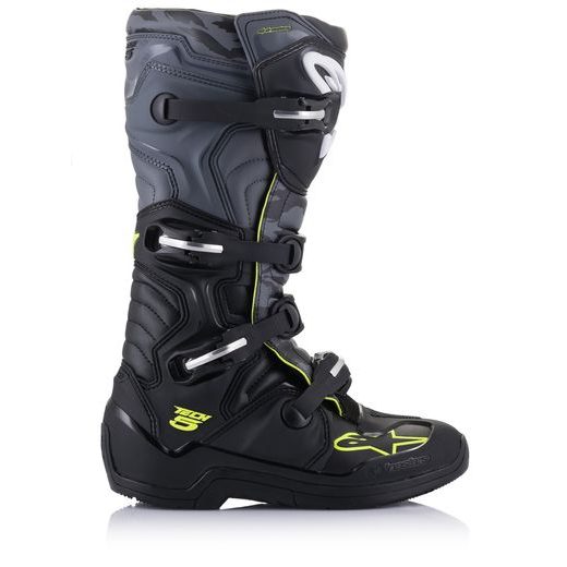 TOPÁNKY TECH 5 2022, ALPINESTARS (ČERNÁ/ŠEDÁ/ŽLUTÁ FLUO)