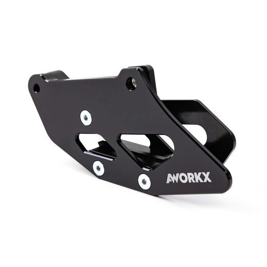 AWORKX VODIDLO REŤAZE (VODÍTKO REŤAZE), ČIERNE – KTM EXC 150 / 250 TBI '24–'25, EXC 300 TBI '24–'26, EXC-F 250 / 350 / 450 / 500 '24–'26, SX 125 / 250 '23–'26, SX 150 '25, SX 300 '25–'26, SX-F 250 / 350 / 450 '23–'26; HUSQVARNA FC 250 / 450 '23–'26, FC 35