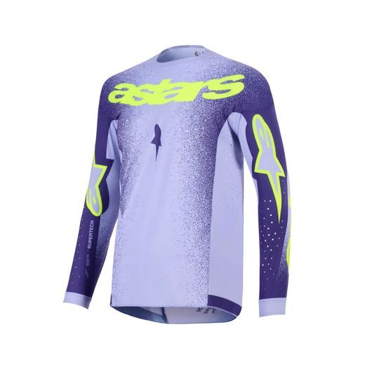 ALPINESTARS SUPERTECH SCENZ – MOTOKROSOVÝ DRES NA MX A ENDURO (FIALOVÁ/ŽLTÁ FLUO) 2026
